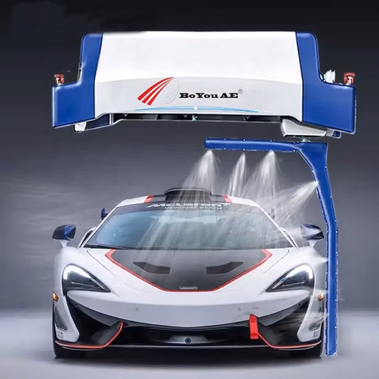 Máquina de lavar carro sem contato totalmente automática, sistema de equipamento de limpeza sem contato para oficina automotiva/posto de gasolina